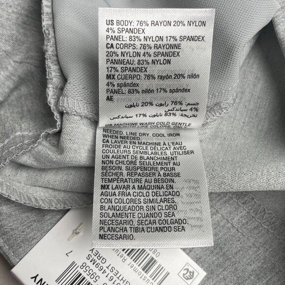 NWT Macy's Alfani LIGHT Grey Skinny Dress Pant Tummy Control Trouser, 6 - Picture 10 of 10